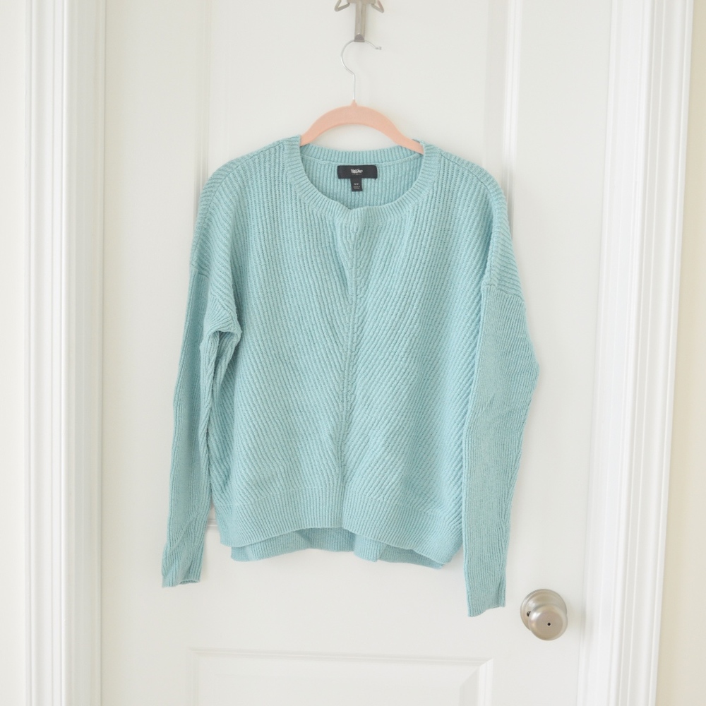 EUC Light Blue/Mint Sweater